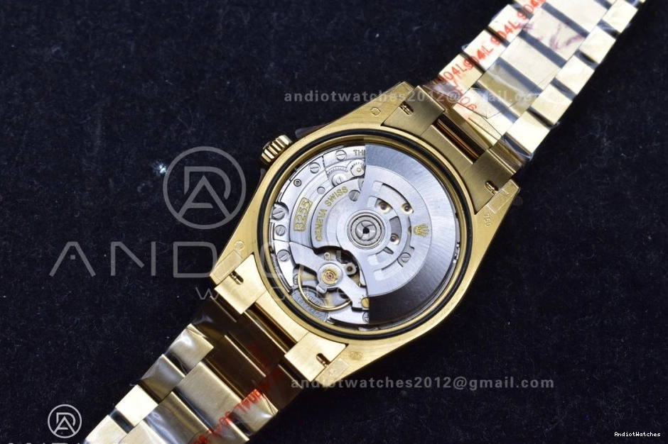 Weight) DayDate 702 QF 36 904L (Gain Square Steel with YG Edition President on vr3255 Silver V5 Bracelet Dial Comfortable Best Diamond 0215